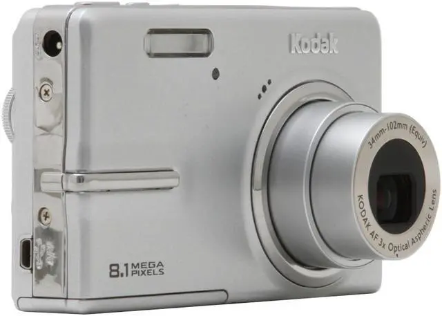 Alt view image 7 of 11 - Kodak EasyShare M893 IS Silver 8.1 MP 3X Optical Zoom Digital Camera