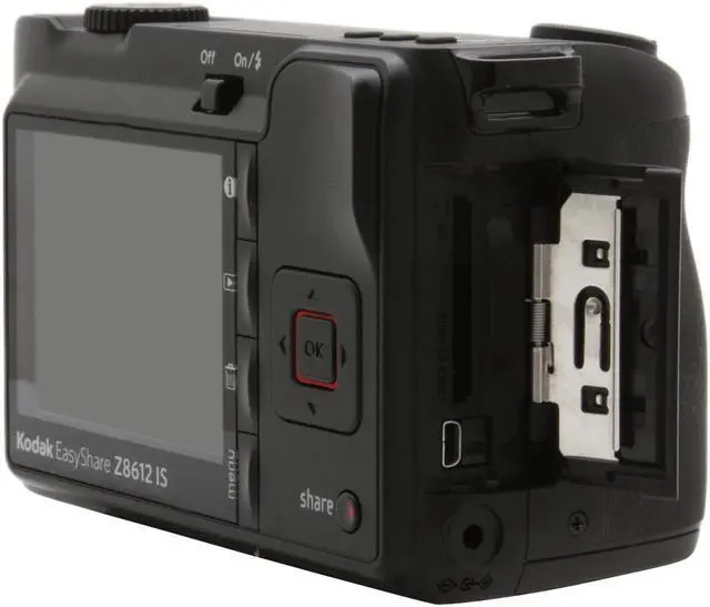 Alt view image 11 of 12 - Kodak Easyshare Z8612 IS Black 8.1 MP 12X Optical Zoom Digital Camera