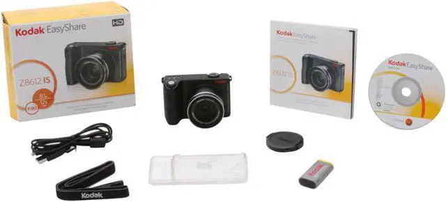 Alt view image 12 of 12 - Kodak Easyshare Z8612 IS Black 8.1 MP 12X Optical Zoom Digital Camera