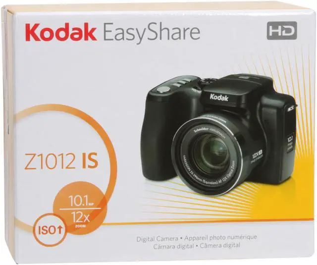 Alt view image 9 of 9 - Kodak EasyShare Z1012 IS Black 10.1 MP 12X Optical Zoom Digital Camera