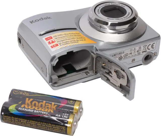 Alt view image 7 of 10 - Kodak EasyShare C913 Silver 9.2 MP 2.4" 115K LCD 3X Optical Zoom Digital Camera