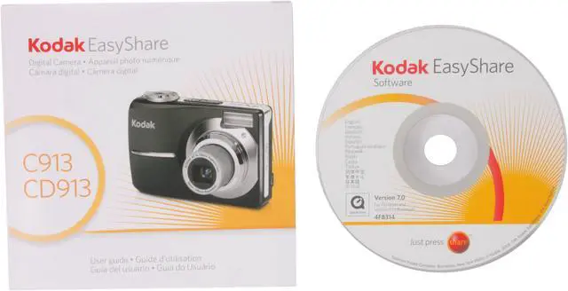 Alt view image 9 of 10 - Kodak EasyShare C913 Silver 9.2 MP 2.4" 115K LCD 3X Optical Zoom Digital Camera