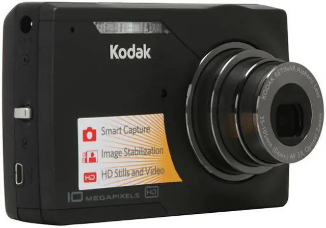 Alt view image 7 of 11 - Kodak EasyShare M1093 IS Black 10.1 MP 3.0" 230K LCD 3X Optical Zoom Digital Camera