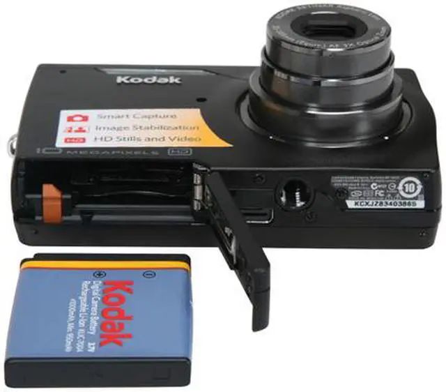 Alt view image 10 of 11 - Kodak EasyShare M1093 IS Black 10.1 MP 3.0" 230K LCD 3X Optical Zoom Digital Camera