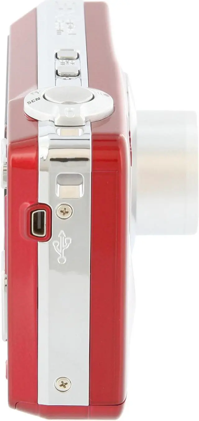Alt view image 6 of 12 - Kodak EasyShare C180 Red 10.2 MP 3X Optical Zoom Digital Camera