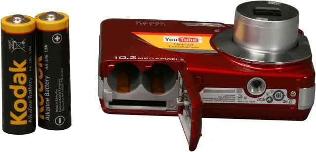 Alt view image 11 of 12 - Kodak EasyShare C180 Red 10.2 MP 3X Optical Zoom Digital Camera