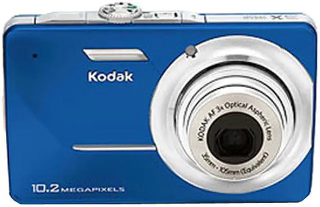 Alt view image 2 of 2 - Kodak EasyShare M340 Blue 10.2 MP 3X Optical Zoom Digital Camera