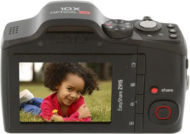 Alt view image 4 of 11 - Kodak EasyShare Z915 Black 10.0 MP 10X Optical Zoom Digital Camera