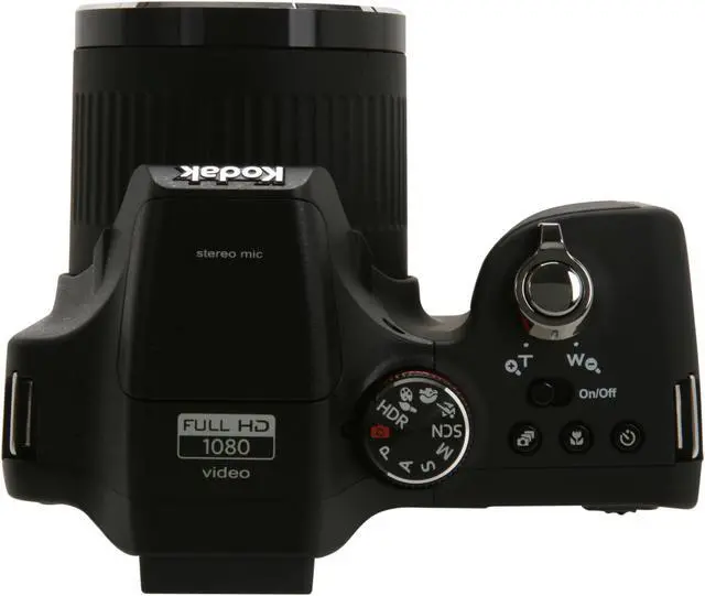 Alt view image 7 of 9 - Kodak Z990 Black 12 MP 30X Optical Zoom 28mm Wide Angle Digital Camera