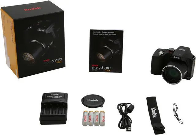 Alt view image 9 of 9 - Kodak Z990 Black 12 MP 30X Optical Zoom 28mm Wide Angle Digital Camera