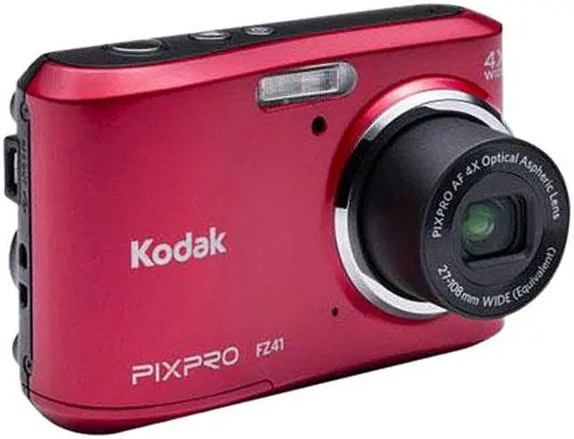 Alt view image 3 of 4 - Kodak FZ41 Red 16.15 Megapixels 4X Optical Zoom Wide Angle Friendly Zoom Digital Camera