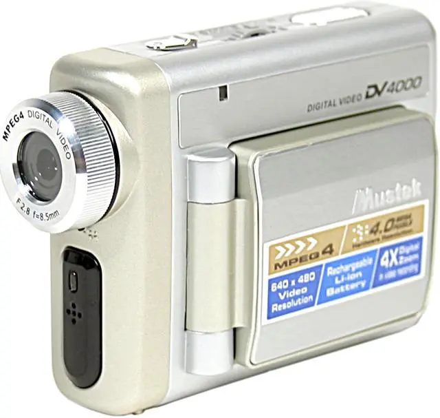 Main image of Mustek DV 4000 2.1 Mega 1.5" LCD HDD/Flash Memory Camcorder