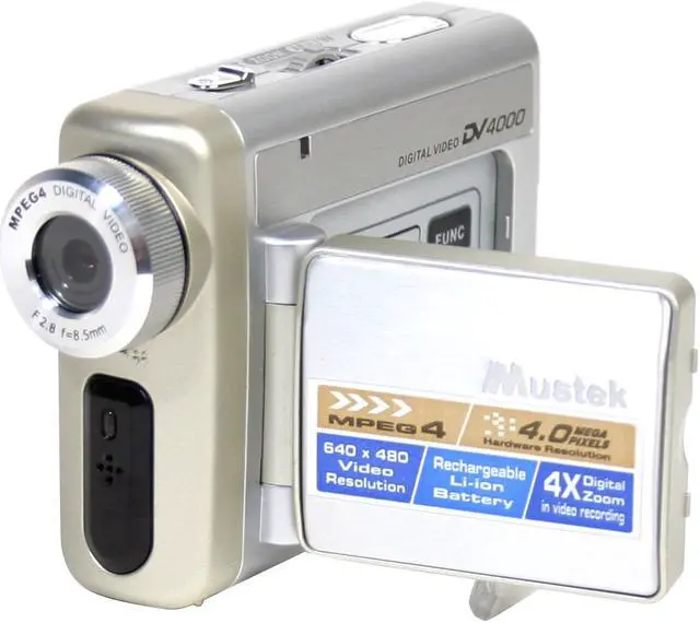 Alt view image 3 of 7 - Mustek DV 4000 2.1 Mega 1.5" LCD HDD/Flash Memory Camcorder