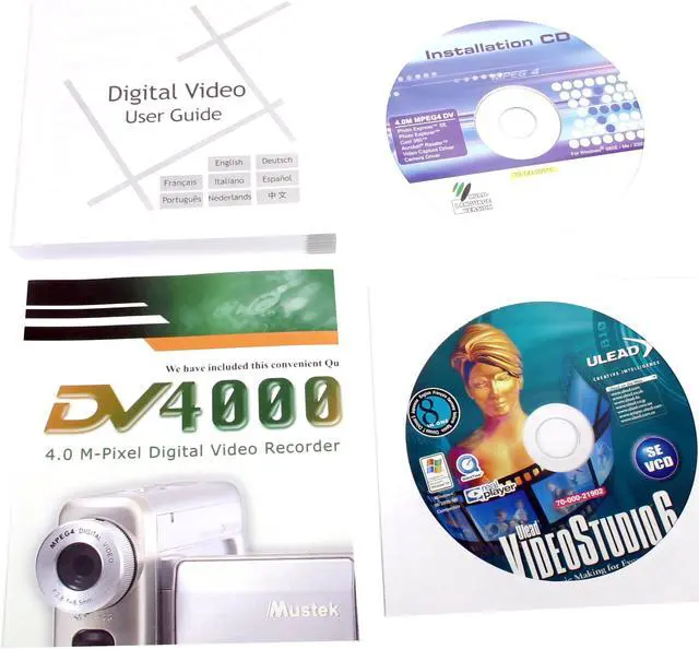 Alt view image 6 of 7 - Mustek DV 4000 2.1 Mega 1.5" LCD HDD/Flash Memory Camcorder
