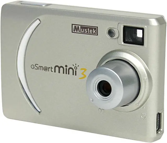Alt view image 4 of 8 - Mustek GSmart MINI 3 CMOS NO Optical Zoom HDD/Flash Memory Camcorder