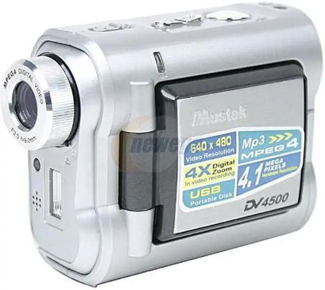 Alt view image 2 of 7 - Mustek DV4500 3.1 MP CMOS 1.5" LCD HDD/Flash Memory Camcorder