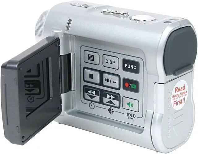 Alt view image 4 of 7 - Mustek DV4500 3.1 MP CMOS 1.5" LCD HDD/Flash Memory Camcorder