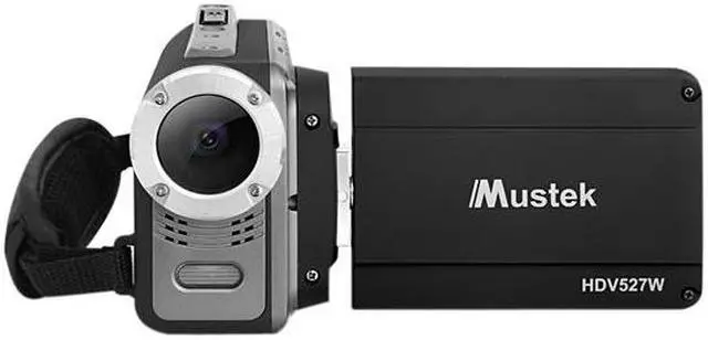 Alt view image 2 of 2 - Mustek HDV527W Black CMOS 2.7" LCD HD Camcorder