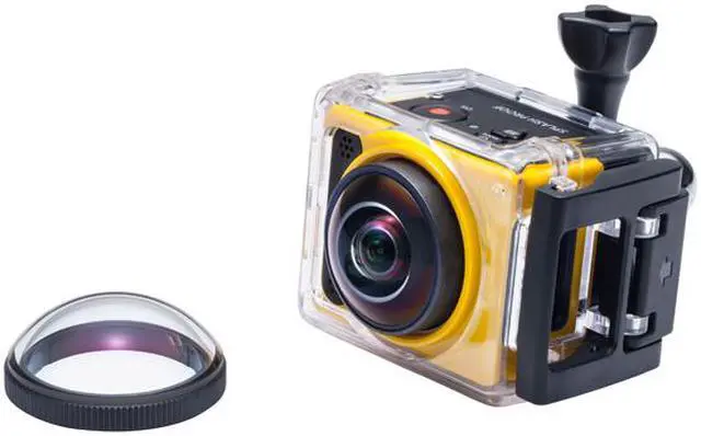 Alt view image 15 of 16 - Kodak PIXPRO SP360 SP360-YL3 Yellow 16.38 MP 1" Action Camera - Explorer Pack