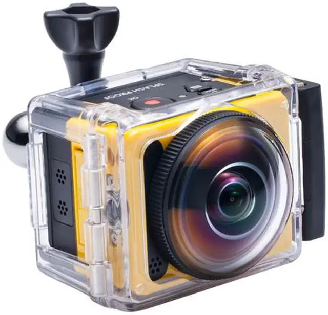 Alt view image 10 of 16 - Kodak PIXPRO SP360 SP360-YL3 Yellow 16.38 MP 1" Action Camera - Explorer Pack