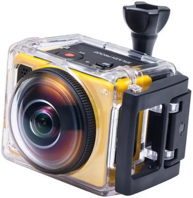 Alt view image 11 of 16 - Kodak PIXPRO SP360 SP360-YL3 Yellow 16.38 MP 1" Action Camera - Explorer Pack
