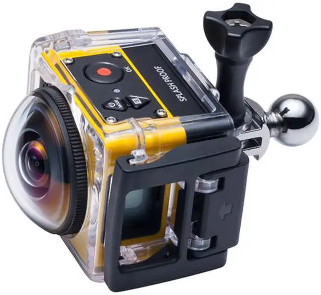 Alt view image 12 of 16 - Kodak PIXPRO SP360 SP360-YL3 Yellow 16.38 MP 1" Action Camera - Explorer Pack