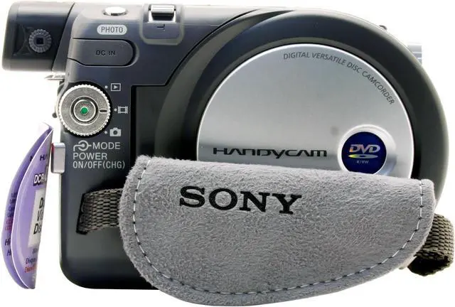 Alt view image 5 of 10 - SONY DCR-DVD201 1/5", 1070K Gross Pixels Advanced HAD CCD 2.5" (123K) Hybrid Color LCD 10X Optical Zoom DVD Camcorder