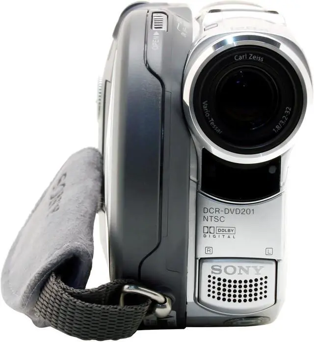 Alt view image 6 of 10 - SONY DCR-DVD201 1/5", 1070K Gross Pixels Advanced HAD CCD 2.5" (123K) Hybrid Color LCD 10X Optical Zoom DVD Camcorder