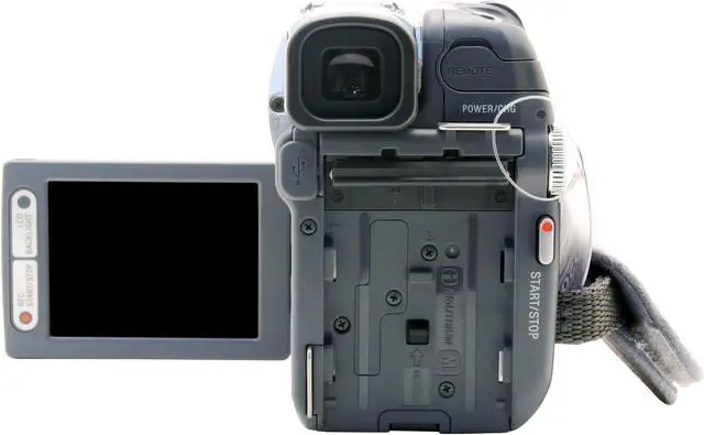 Alt view image 7 of 10 - SONY DCR-DVD201 1/5", 1070K Gross Pixels Advanced HAD CCD 2.5" (123K) Hybrid Color LCD 10X Optical Zoom DVD Camcorder