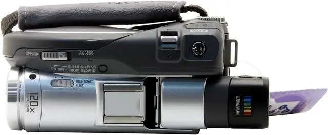 Alt view image 8 of 10 - SONY DCR-DVD201 1/5", 1070K Gross Pixels Advanced HAD CCD 2.5" (123K) Hybrid Color LCD 10X Optical Zoom DVD Camcorder