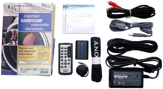 Alt view image 9 of 10 - SONY DCR-DVD201 1/5", 1070K Gross Pixels Advanced HAD CCD 2.5" (123K) Hybrid Color LCD 10X Optical Zoom DVD Camcorder