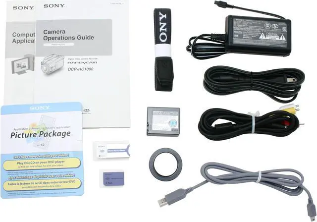 Alt view image 9 of 10 - SONY DCR-HC1000 1/4.7" 3CCD 2.5" LCD 12X Optical Zoom MiniDV Camcorder