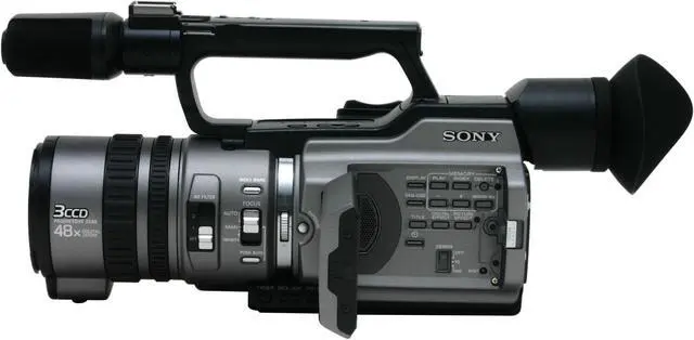 Alt view image 4 of 13 - SONY DCR-VX2100 1/3" 3CCD 2.5" 211K LCD 12X Optical Zoom MiniDV Camcorder