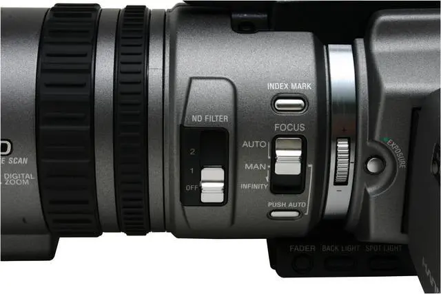 Alt view image 5 of 13 - SONY DCR-VX2100 1/3" 3CCD 2.5" 211K LCD 12X Optical Zoom MiniDV Camcorder