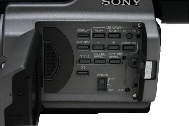 Alt view image 6 of 13 - SONY DCR-VX2100 1/3" 3CCD 2.5" 211K LCD 12X Optical Zoom MiniDV Camcorder