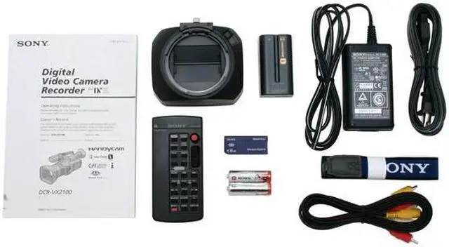 Alt view image 12 of 13 - SONY DCR-VX2100 1/3" 3CCD 2.5" 211K LCD 12X Optical Zoom MiniDV Camcorder