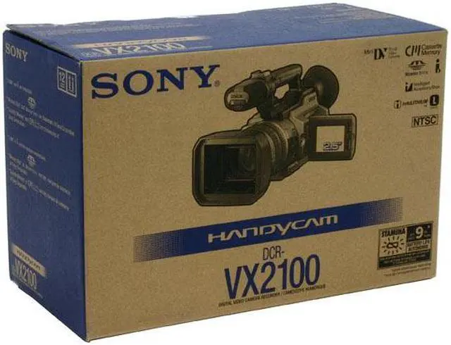 Alt view image 13 of 13 - SONY DCR-VX2100 1/3" 3CCD 2.5" 211K LCD 12X Optical Zoom MiniDV Camcorder