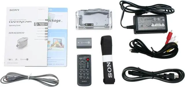 Alt view image 8 of 9 - SONY DCR-HC32 1/6" CCD 2.5" LCD 20X Optical Zoom MiniDV Camcorder