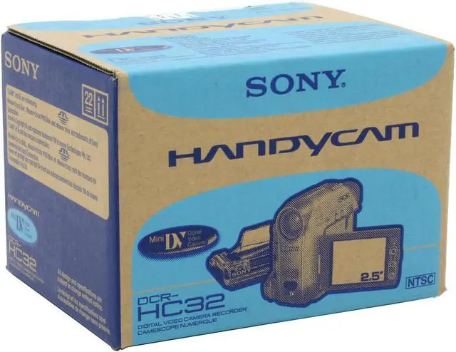 Alt view image 9 of 9 - SONY DCR-HC32 1/6" CCD 2.5" LCD 20X Optical Zoom MiniDV Camcorder