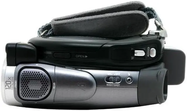 Alt view image 7 of 10 - SONY DCR-DVD403 1/3" 3310K Gross Pixel CCD 2.7" Touch Panel LCD 10X Optical Zoom DVD Camcorder