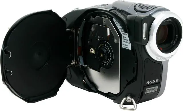 Alt view image 8 of 10 - SONY DCR-DVD403 1/3" 3310K Gross Pixel CCD 2.7" Touch Panel LCD 10X Optical Zoom DVD Camcorder
