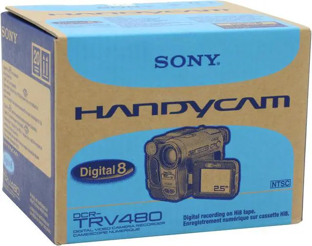 Alt view image 10 of 10 - SONY DCR-TRV480 1/6" CCD 2.5" 123K TFT LCD 20X Optical Zoom Cassette Digital Camcorder