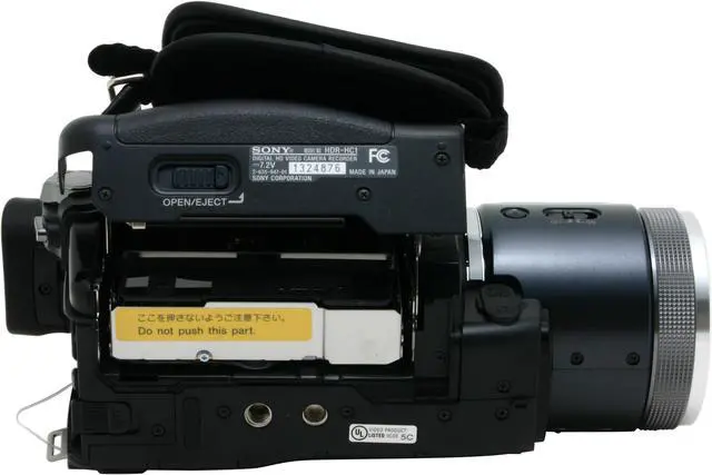Alt view image 8 of 10 - SONY HDR-HC1 1/3" 3000K Pixel CMOS Sensor 2.7" 123K LCD 10X Optical Zoom HD DVC Cassette Digital Camcorder
