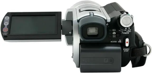 Alt view image 6 of 12 - SONY DCR-SR100 1/3" 3.3MP (Gross) Advanced HAD CCD 2.7" wide touch panel SwivelScreen hybrid LCD Display LCD 10X Optical Zoom HDD/Flash Memory Camcorder