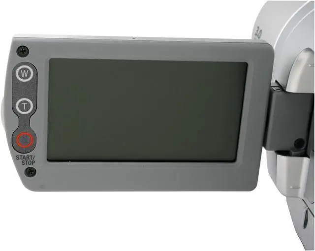 Alt view image 6 of 12 - SONY DCR-DVD405 1/3" CCD 2.7" 123K Wide 16:9 Touch Panel LCD LCD 10X Optical Zoom DVD Camcorder