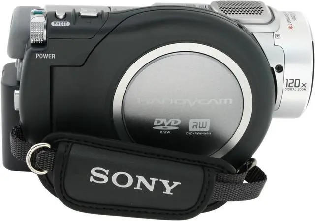 Alt view image 7 of 12 - SONY DCR-DVD405 1/3" CCD 2.7" 123K Wide 16:9 Touch Panel LCD LCD 10X Optical Zoom DVD Camcorder