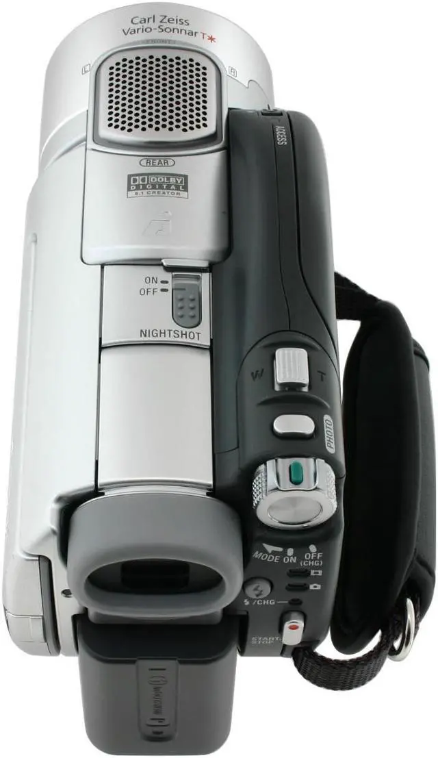 Alt view image 8 of 12 - SONY DCR-DVD405 1/3" CCD 2.7" 123K Wide 16:9 Touch Panel LCD LCD 10X Optical Zoom DVD Camcorder