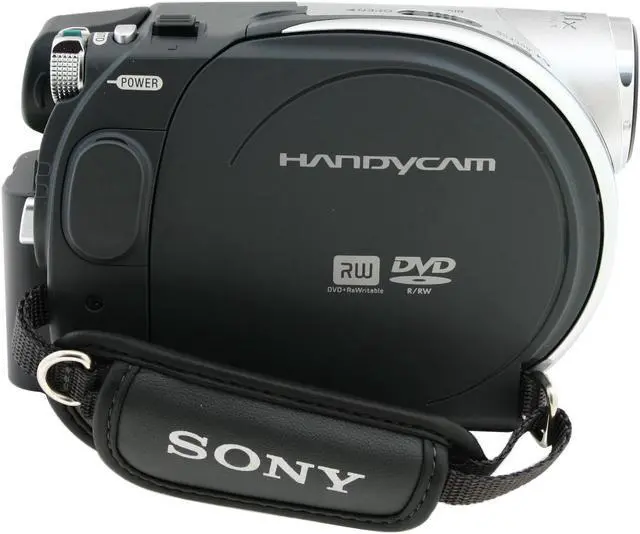 Alt view image 9 of 12 - SONY DCR-DVD105 1/6" CCD 2.5" 123K LCD 20X Optical Zoom DVD Camcorder