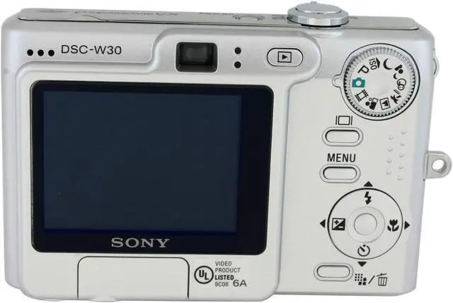 Alt view image 5 of 9 - SONY DSC-W30 Silver 6.0 MP 3X Optical Zoom Digital Camera