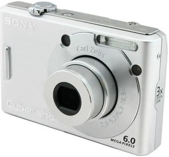 Alt view image 3 of 9 - SONY DSC-W30 Silver 6.0 MP 3X Optical Zoom Digital Camera